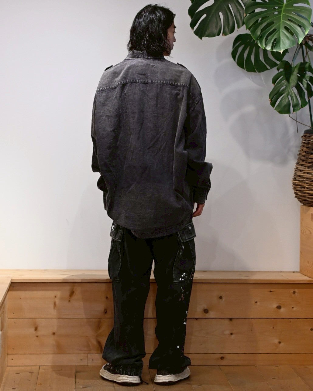 Maison MIHARA YASUHIRO / Embellished Military Shirt (A15SH087)