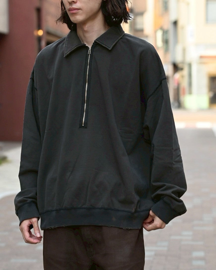 concause / HALF ZIP SWEAT (2502004)