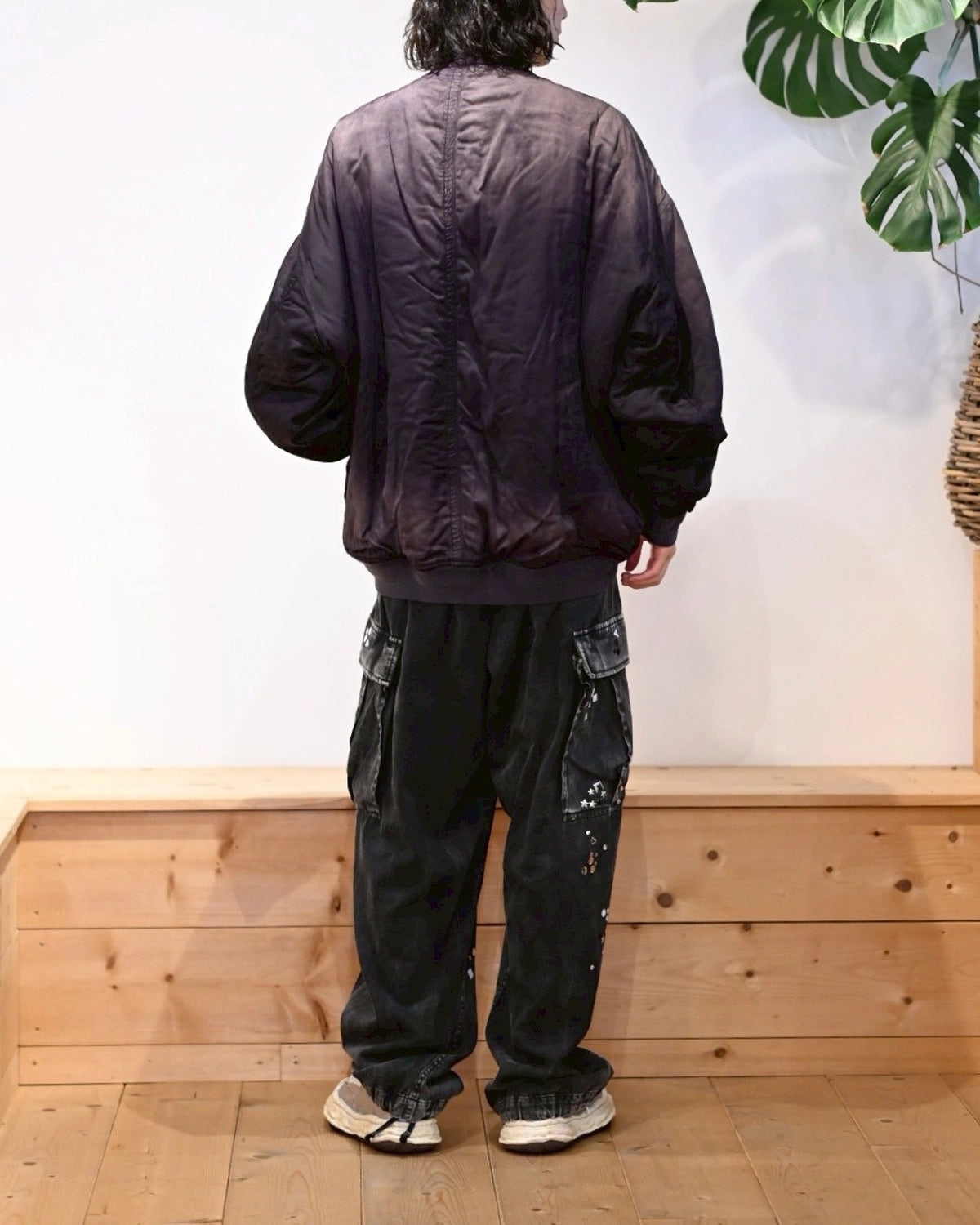 Maison MIHARA YASUHIRO / AGED FLIGHT JACKET (J15BL151)