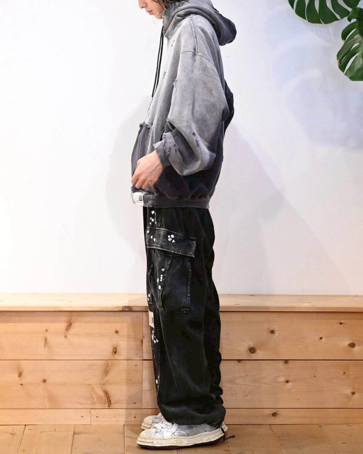 Maison MIHARA YASUHIRO / Sun Faded Like Hoodie (A15HD552)
