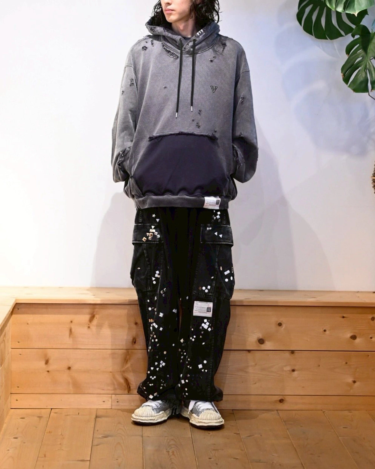 Maison MIHARA YASUHIRO / Sun Faded Like Hoodie (A15HD552)