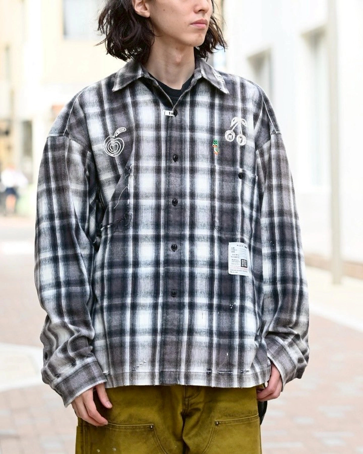 Maison MIHARA YASUHIRO / CHECK L/S SHIRTS (J15SH181)