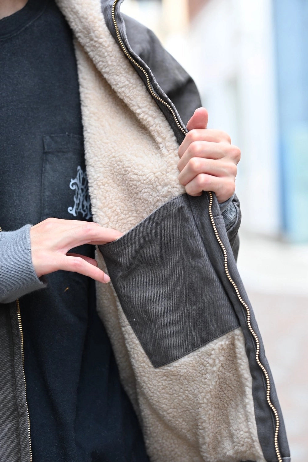 KAMIYA / BORO BoaDuck Zip Parka (G15BL101)