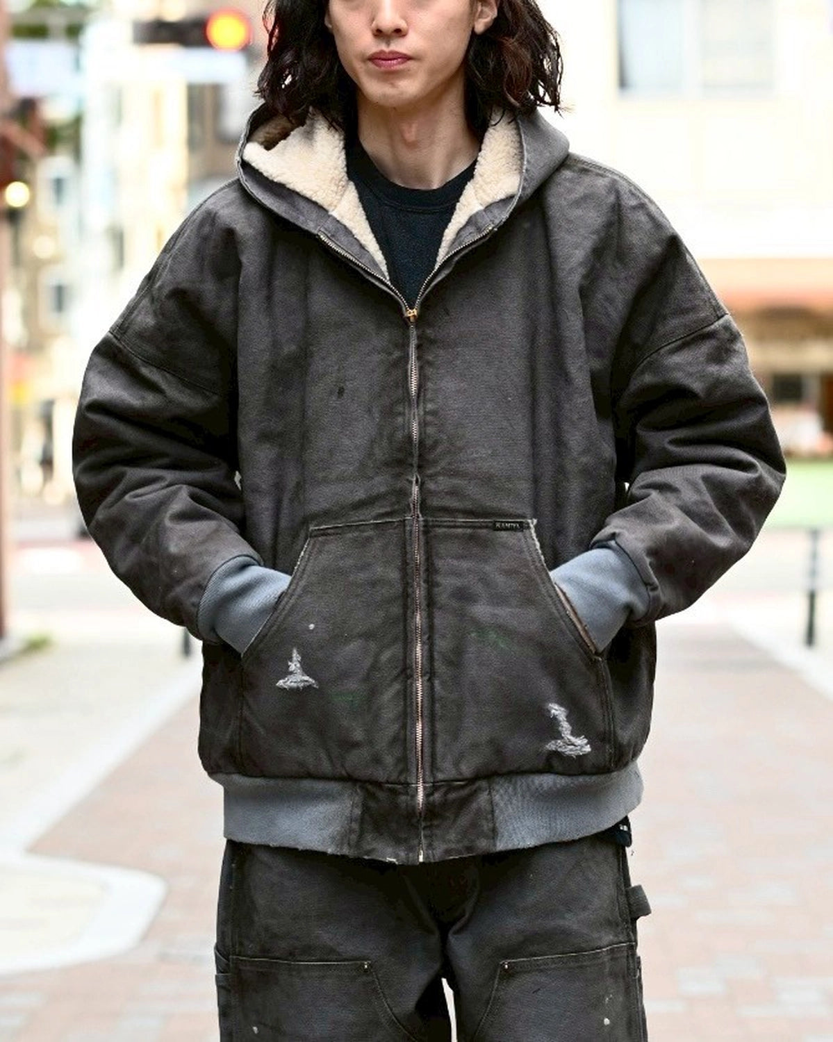 KAMIYA / BORO BoaDuck Zip Parka (G15BL101)