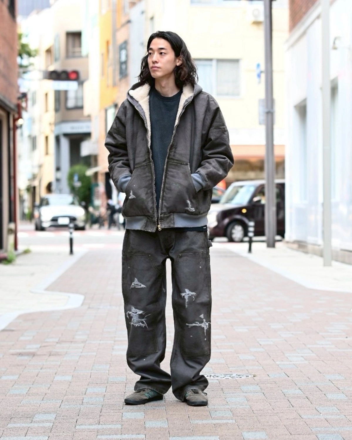 KAMIYA / BORO BoaDuck Zip Parka (G15BL101)