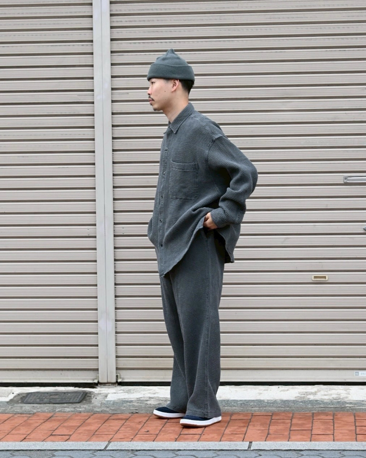 COOTIE PRODUCTIONS® / Pigment Dyed Waffle Easy Pants (CTE-25A106)