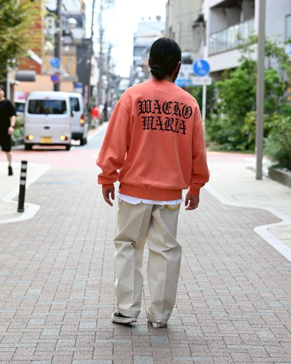 WACKO MARIA × DEATH ROW RECORDS / GARMENT DYED CREW NECK SWEAT SHIRT (DEATHROW-WM-SS03)