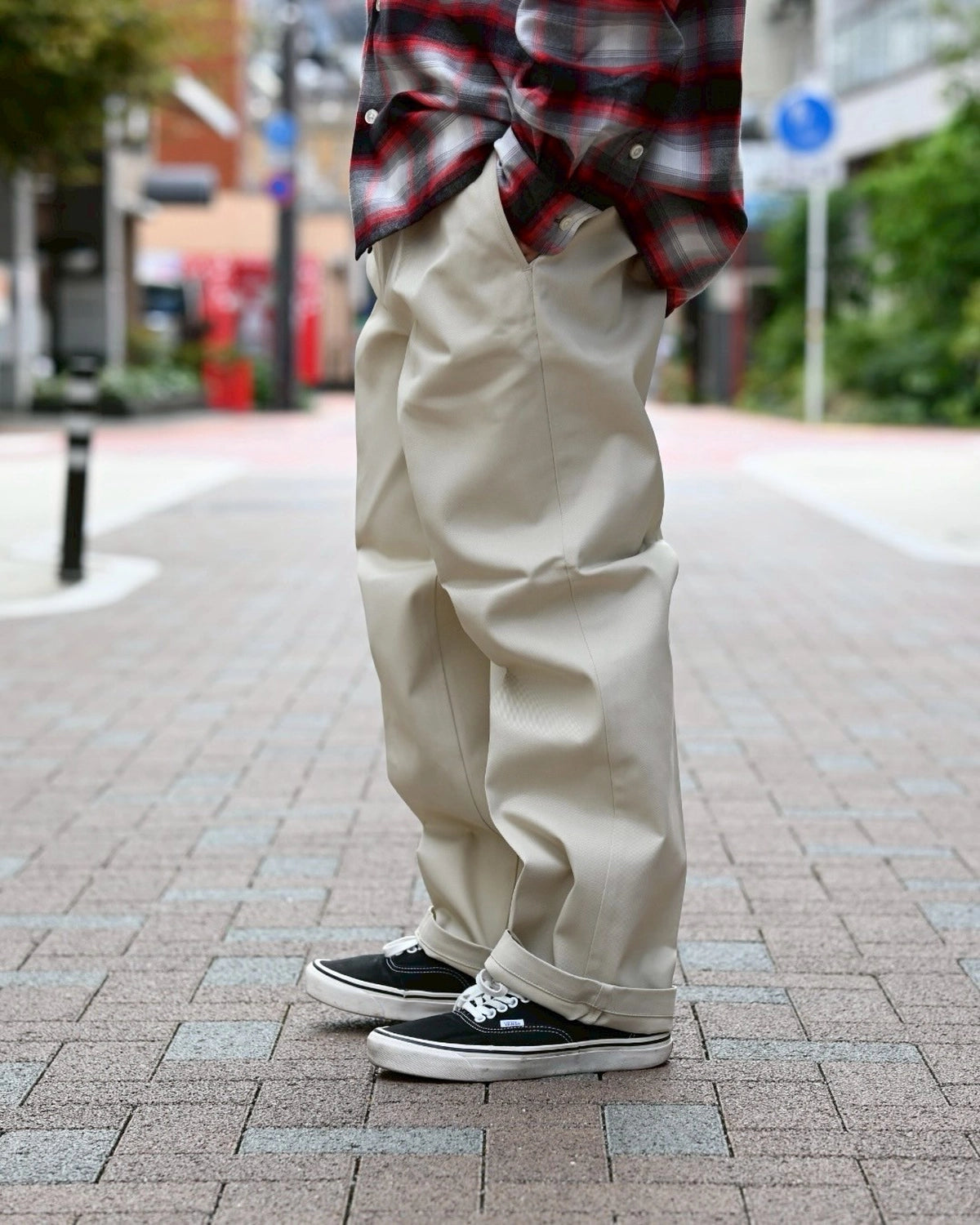 WACKO MARIA × DICKIES / PLEATED TROUSERS (25FW-WMP-DC01)