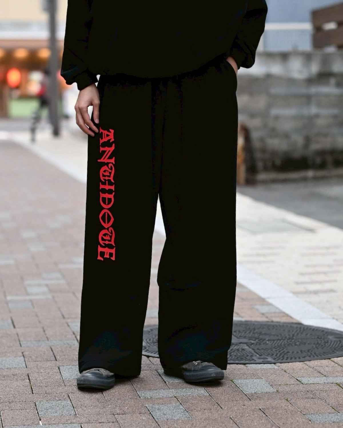 ANTIDOTE BUYERS CLUB / Over Sized Logo Sweat Pants (ABCAW25OS05)