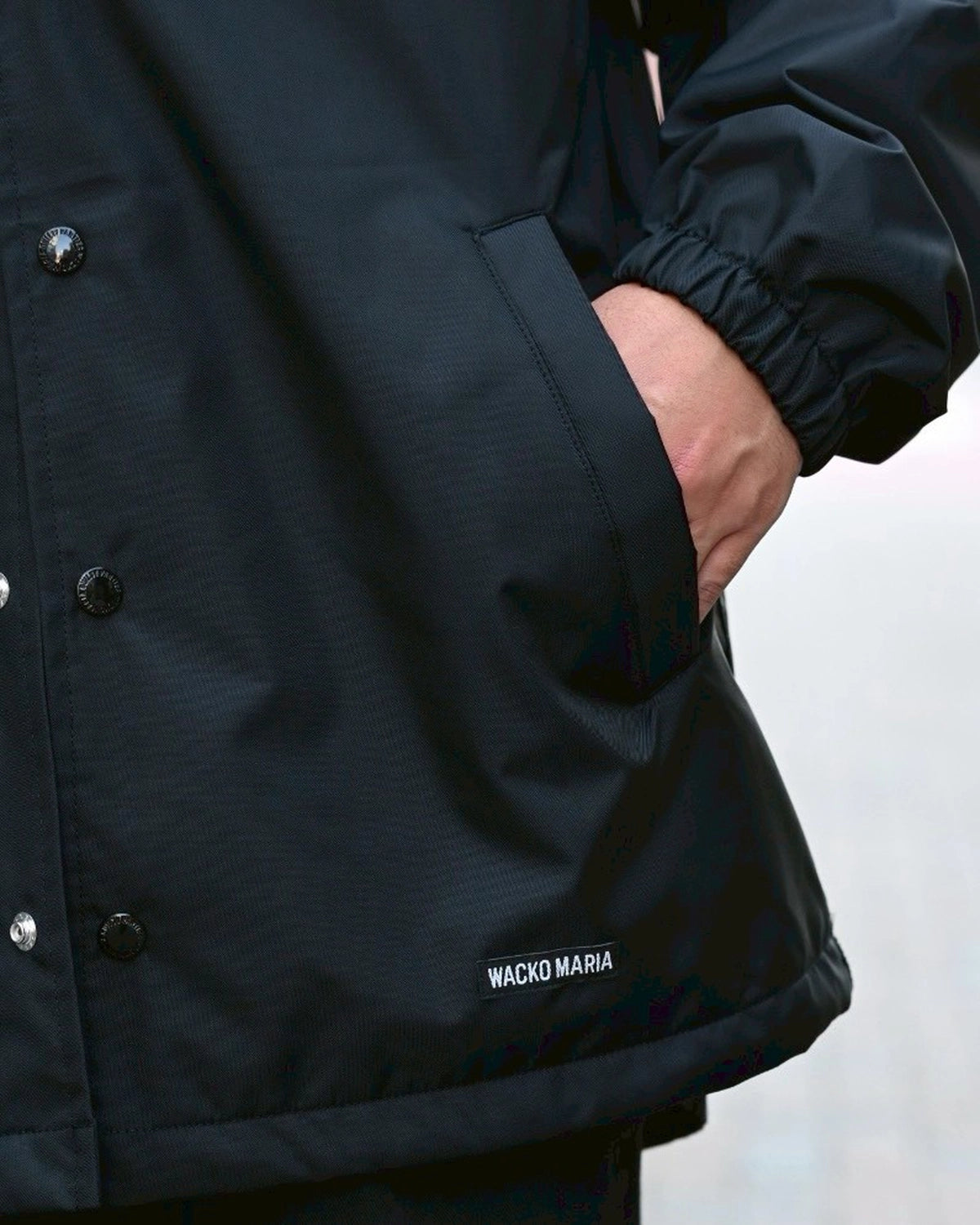WACKO MARIA × DEATH ROW RECORDS / COACH JACKET (DEATHROW-WM-BL01)