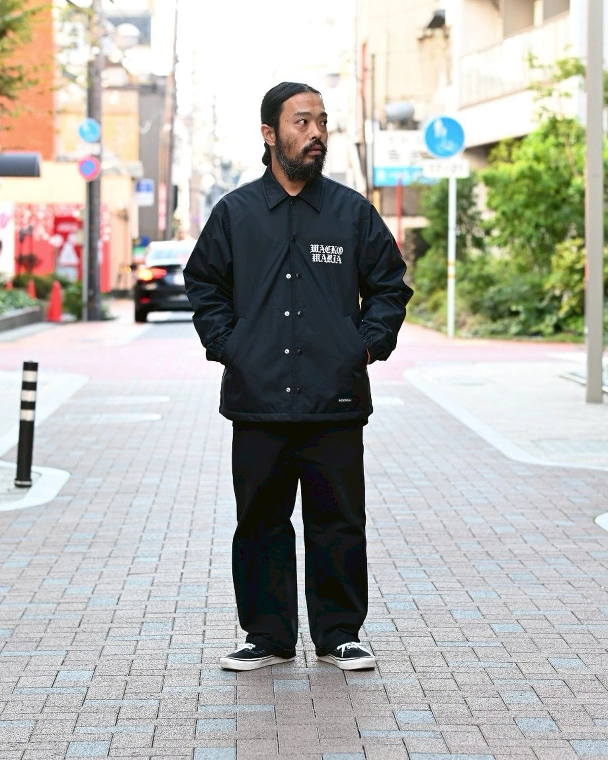 WACKO MARIA × DEATH ROW RECORDS / COACH JACKET (DEATHROW-WM-BL01)