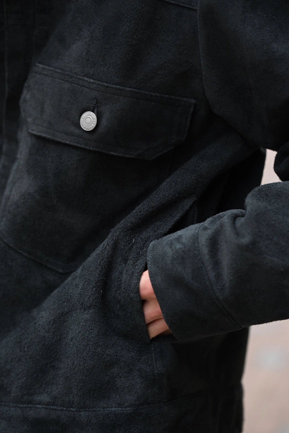 WACKO MARIA (※ J.B. Voice EXCLUSIVE ) / SUEDE LEATHER TRUCKER JACKET (WMGP-JBV-BL01)