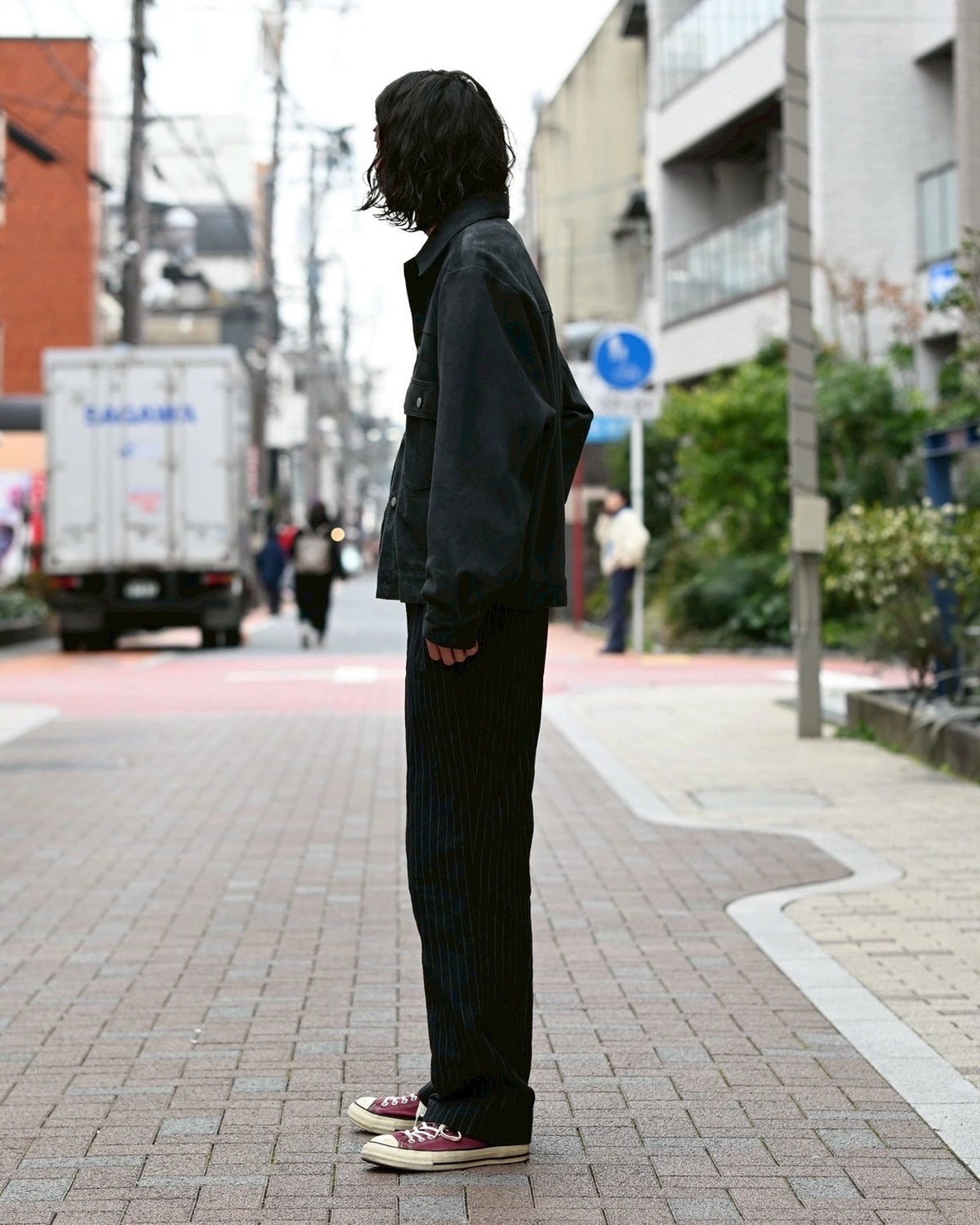 WACKO MARIA (※ J.B. Voice EXCLUSIVE ) / SUEDE LEATHER TRUCKER JACKET (WMGP-JBV-BL01)