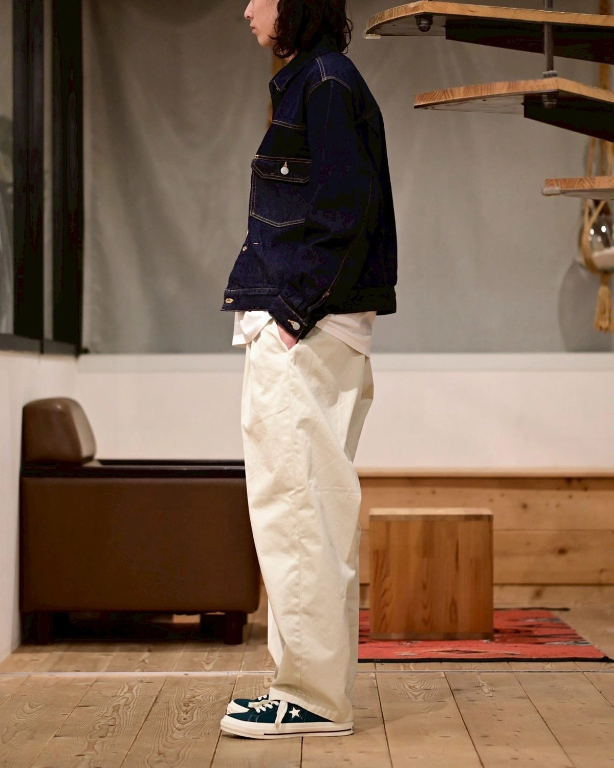 WACKO MARIA / TRUCKER JACKET (26SS-WMO-BL07)