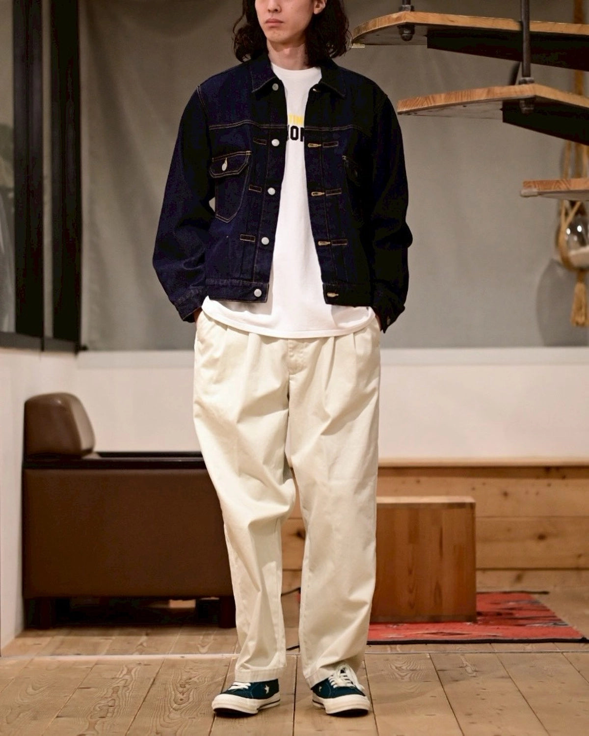 WACKO MARIA / TRUCKER JACKET (26SS-WMO-BL07)