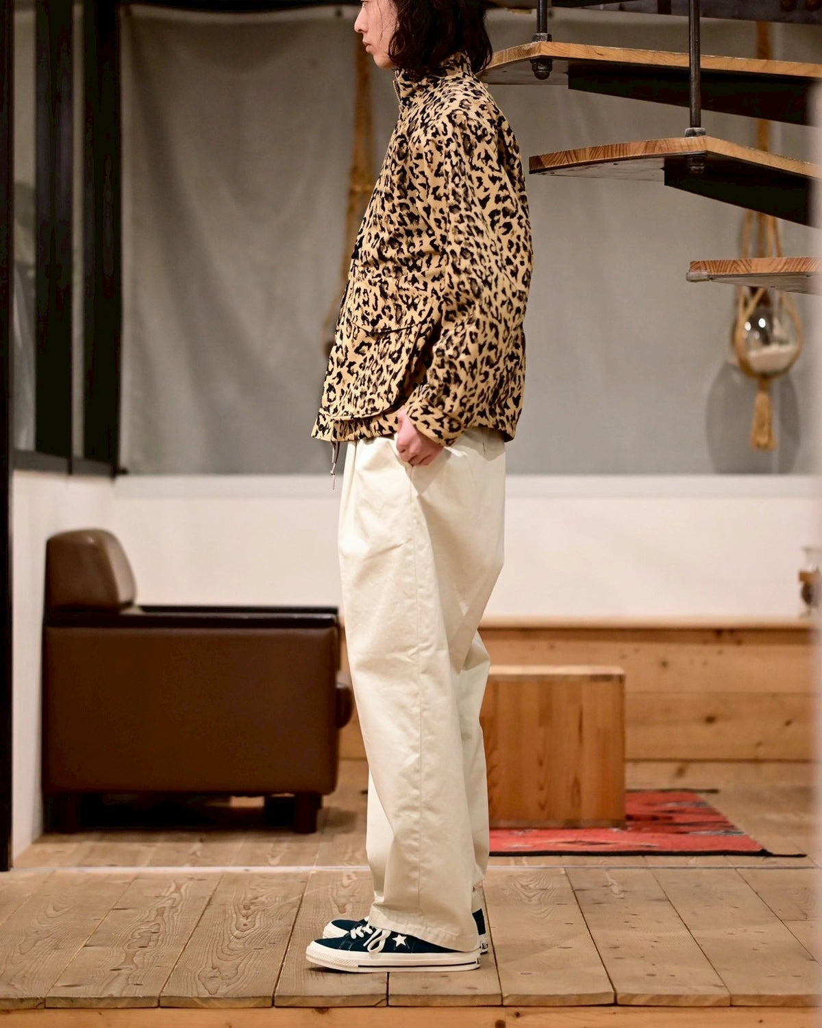 WACKO MARIA / LEOPARD BAGGIES JACKET (26SS-WMO-OD06)