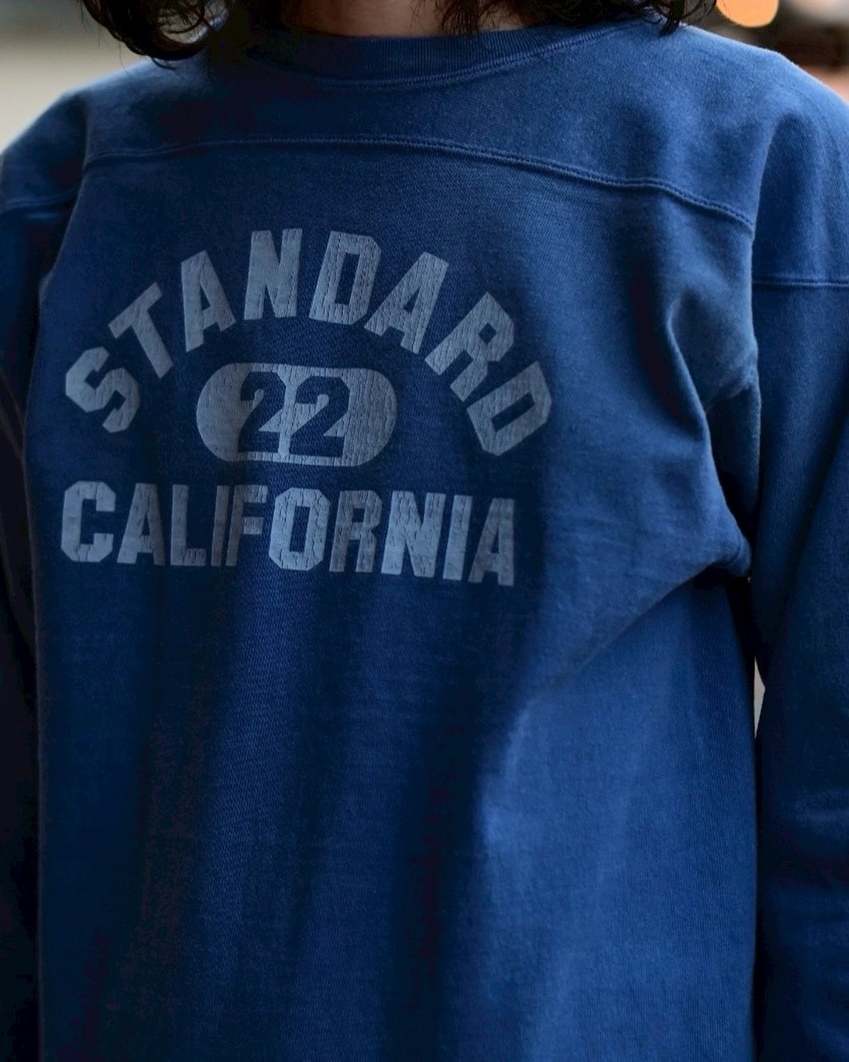 STANDARD CALIFORNIA / SD Heavyweight Football Logo Long Sleeve T Vintage Wash (TSFAA200)