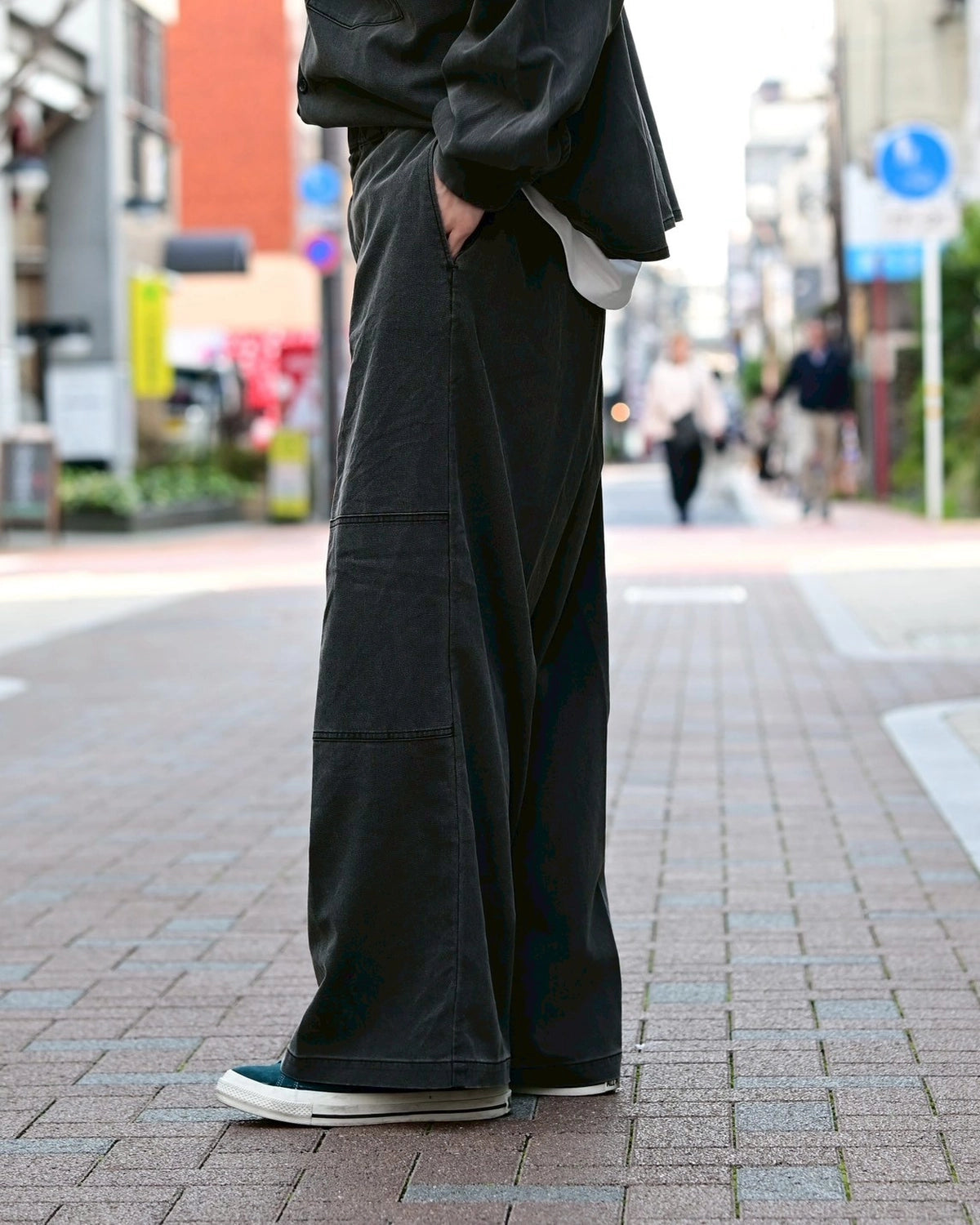 COOTIE PRODUCTIONS® / Pigment Coating T/R Twill Double Knee Work Trousers (CTE-26S124)