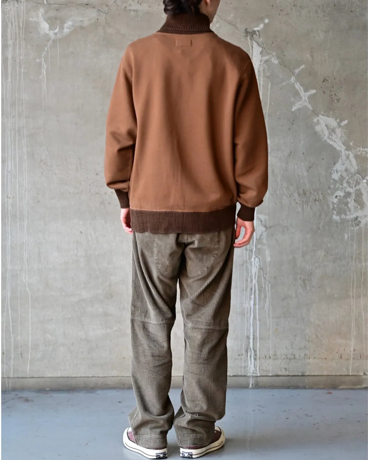 RRL / ガーメントダイド フリース ショール スウェットシャツ (MNRRKNI16820234)