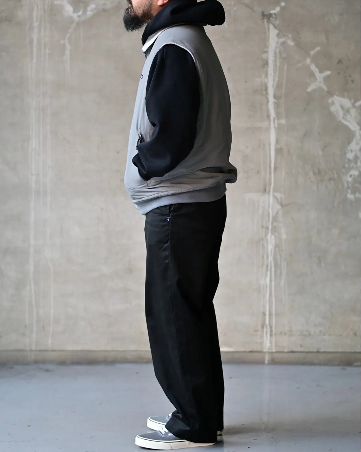 DESCENDANT / DAVID NYLON VEST (262TQDS-JKM03)