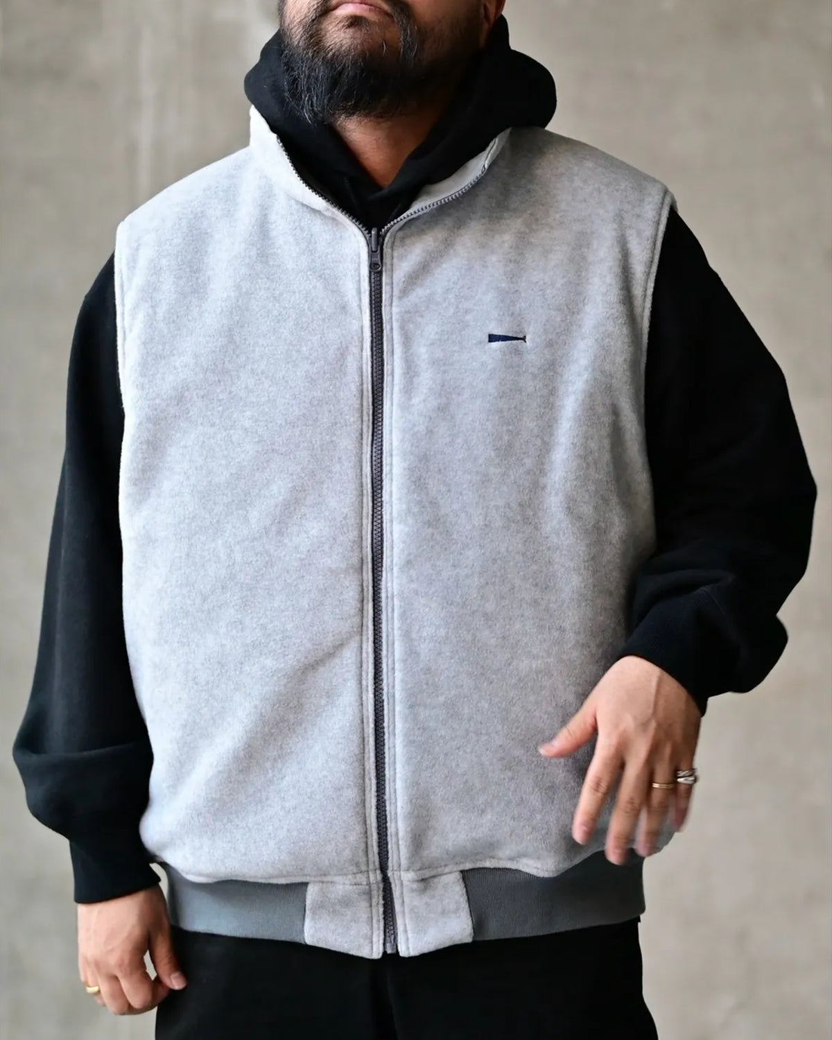 DESCENDANT / DAVID NYLON VEST (262TQDS-JKM03)