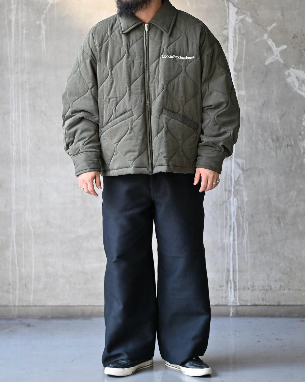 COOTIE PRODUCTIONS / Cu/Ny Satin Vietnam Liner Jacket (CTE-26A207)