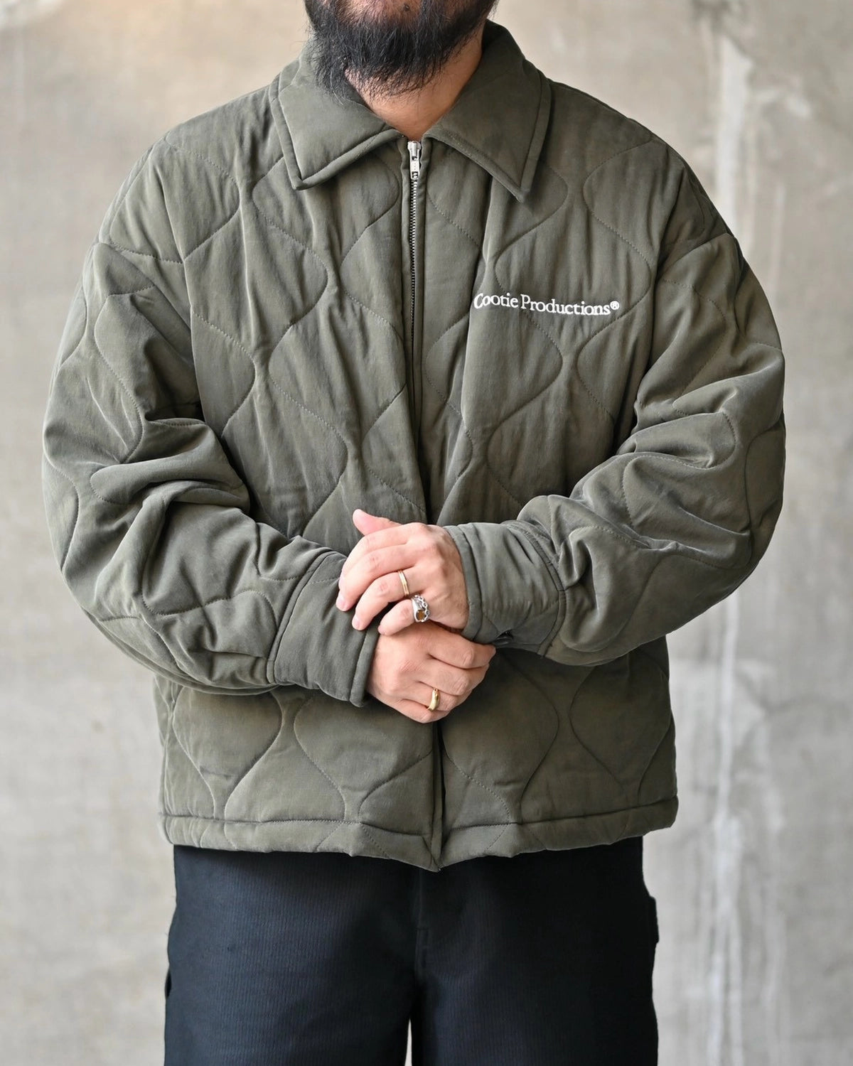 COOTIE PRODUCTIONS / Cu/Ny Satin Vietnam Liner Jacket (CTE-26A207)