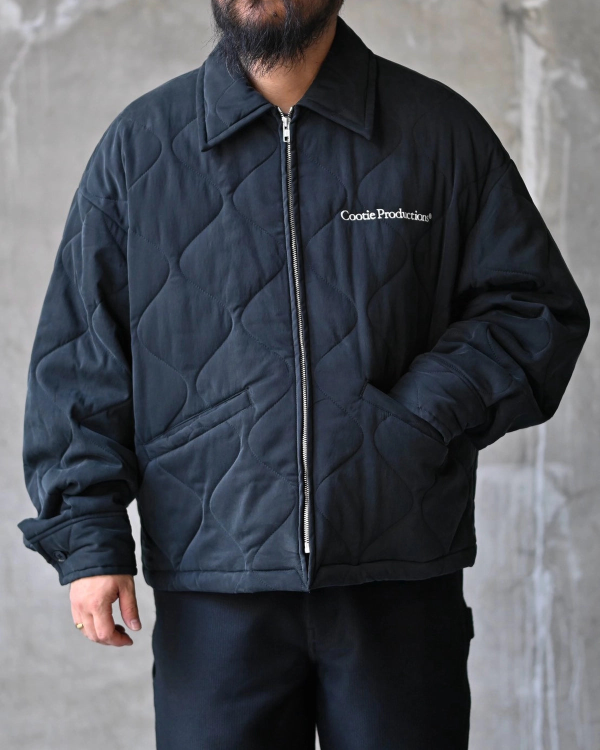 COOTIE PRODUCTIONS / Cu/Ny Satin Vietnam Liner Jacket (CTE-26A207)