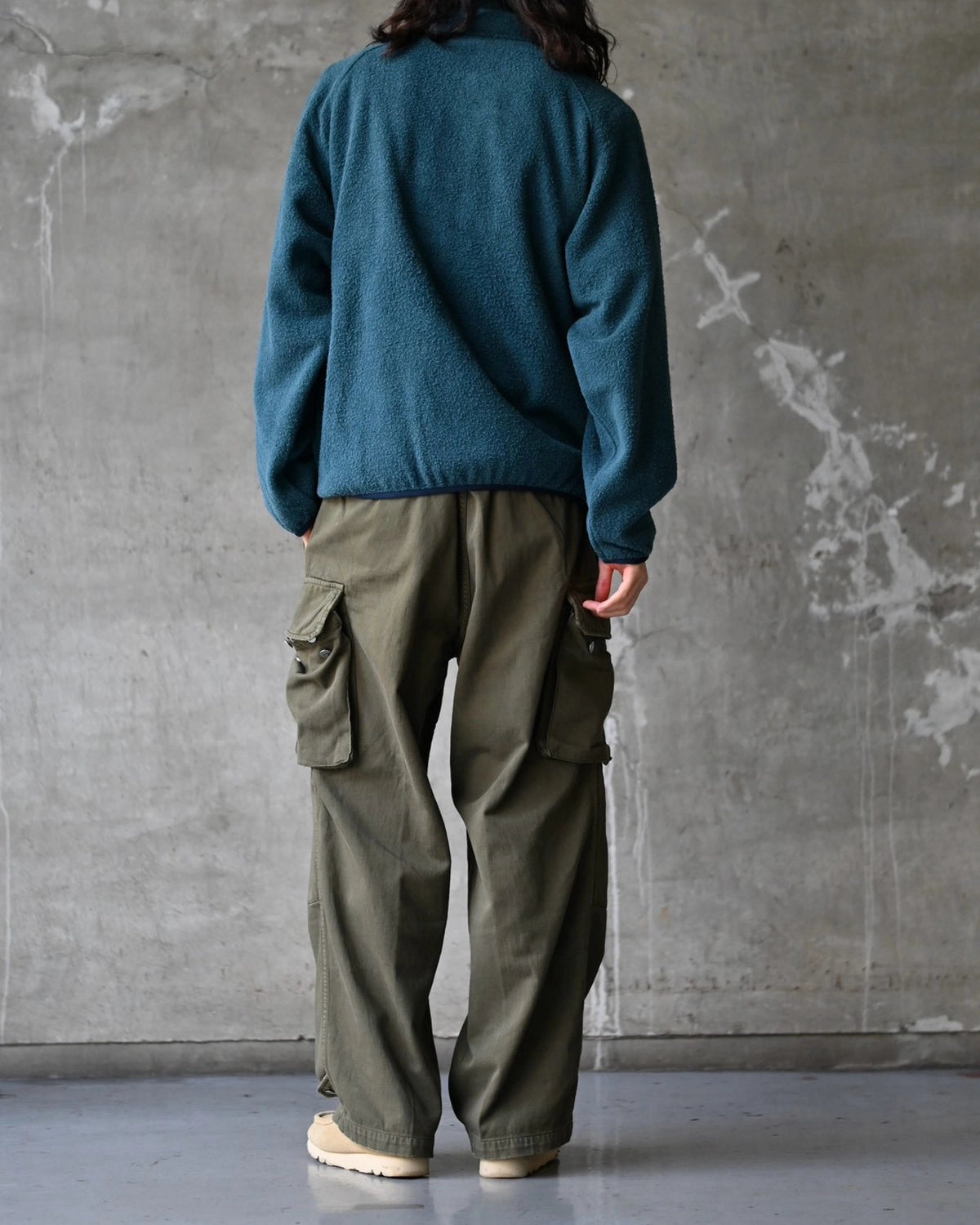 A.PRESSE / Vintage Silk Fleece Harf ZIP Jacket (26AAP-01-29)