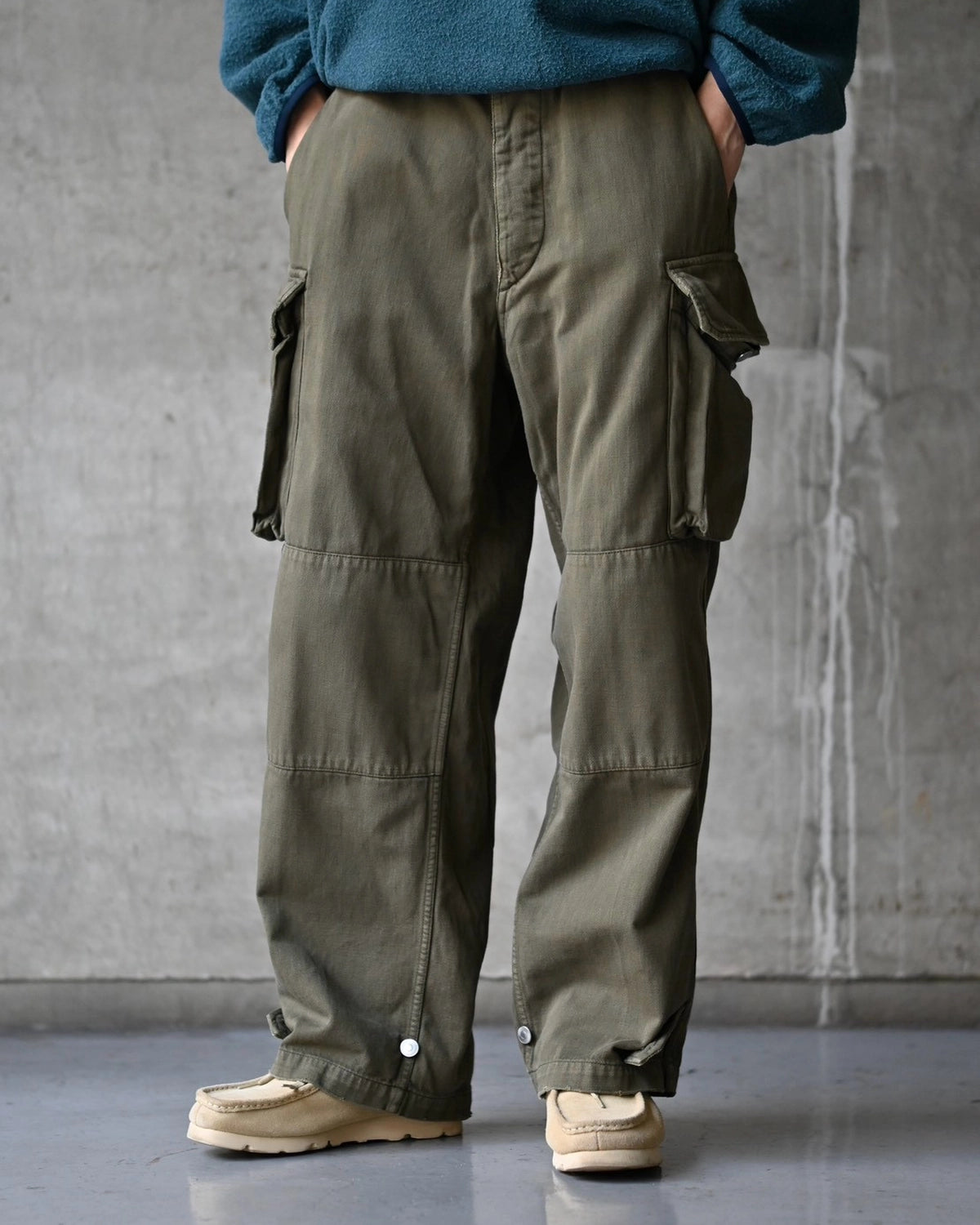 A.PRESSE / Vintage FA HBT M-47 Pants (26AAP-04-27)