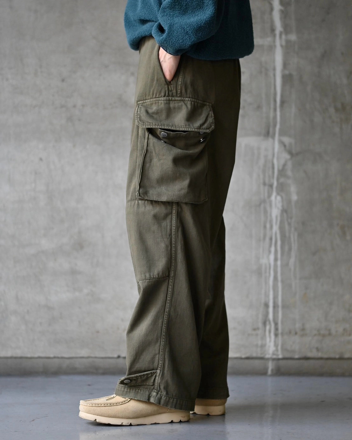 A.PRESSE / Vintage FA HBT M-47 Pants (26AAP-04-27)