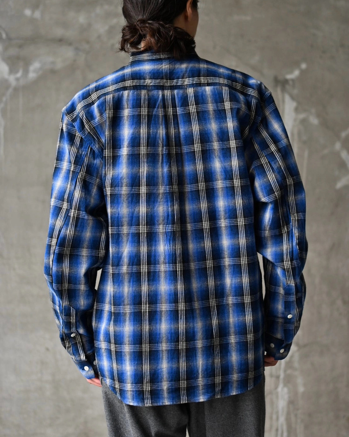 NONNATIVE × Rafu / WORKER SHIRT JACKET COTTON TWILL OMBRE CHECK (NN-S4905)