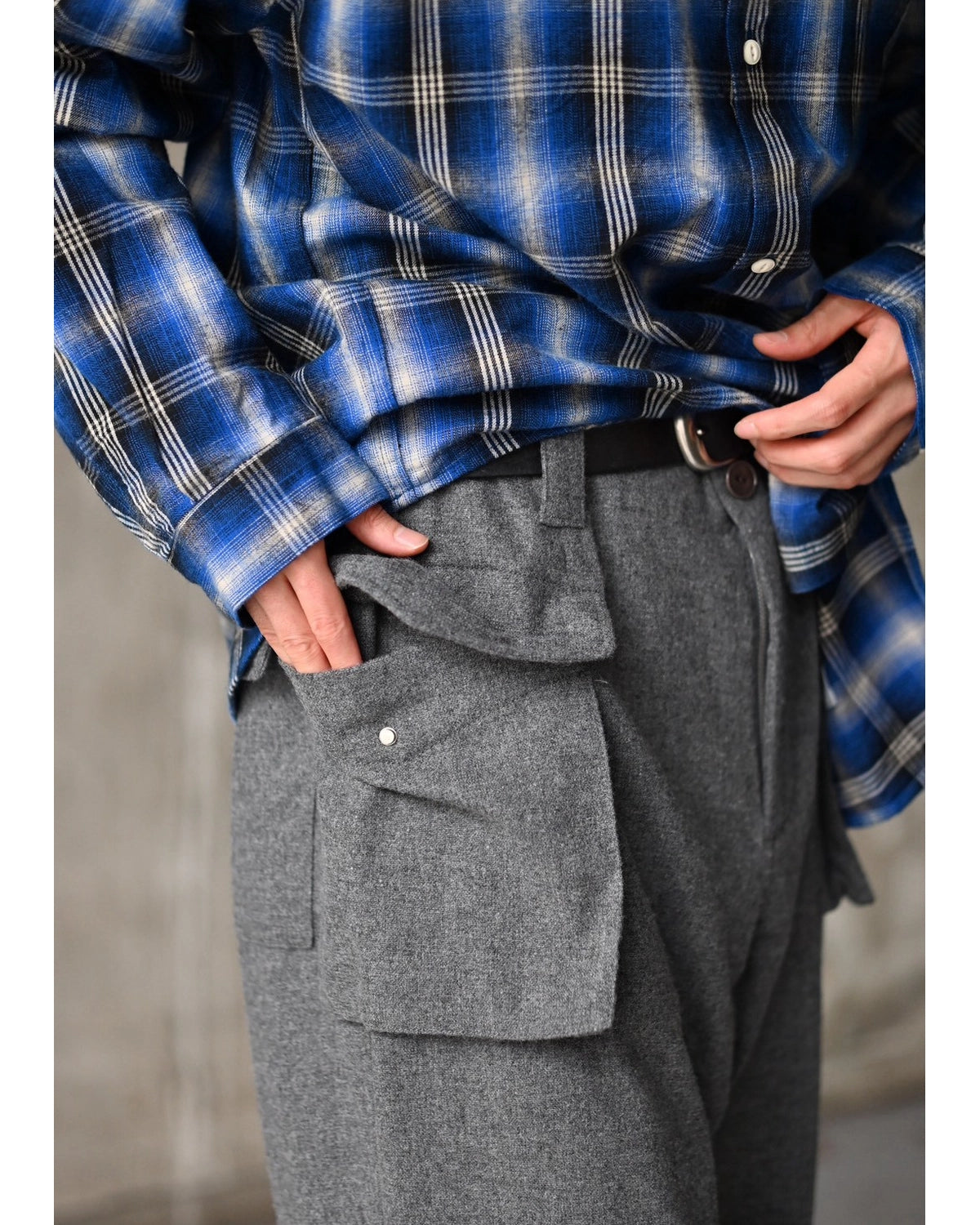 NONNATIVE × Rafu / WORKER SHIRT JACKET COTTON TWILL OMBRE CHECK (NN-S4905)