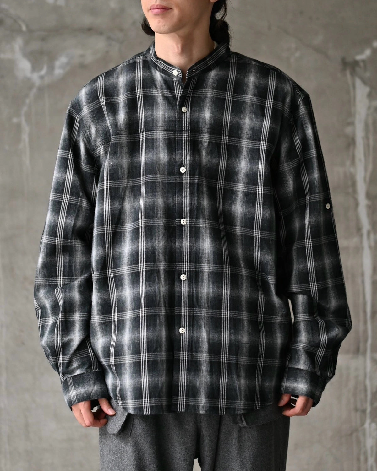 NONNATIVE × Rafu / WORKER SHIRT JACKET COTTON TWILL OMBRE CHECK (NN-S4905)
