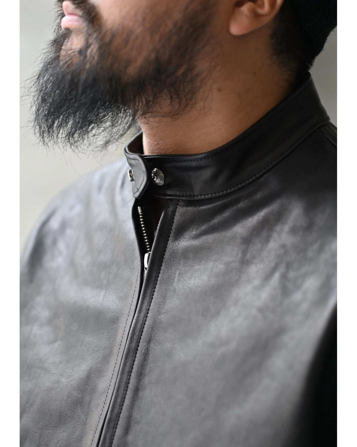 ANTIDOTE BUYERS CLUB / Leather Single Riders Jacket (ABCAW26JK01-1)