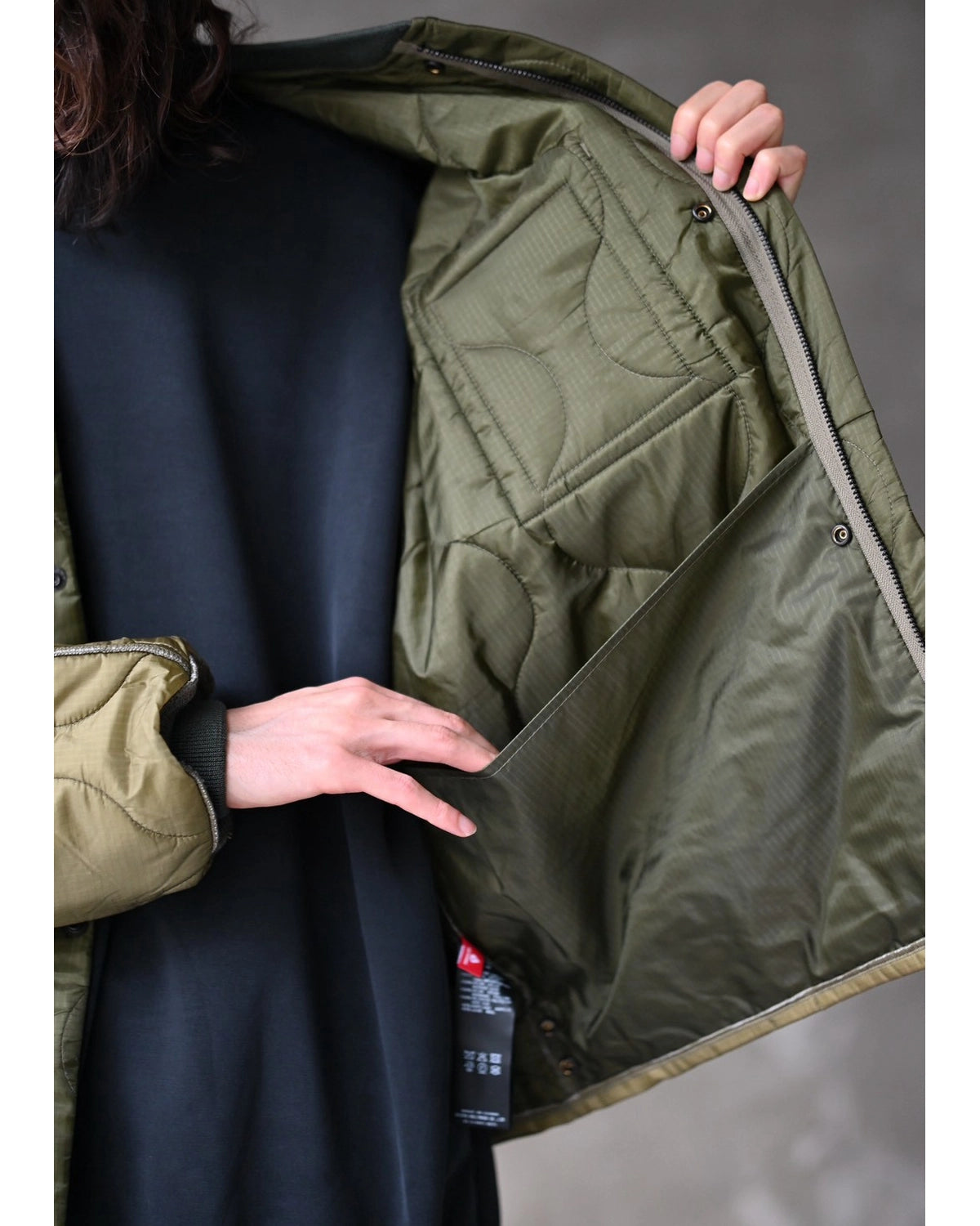 N.HOOLYWOOD TEST PRODUCT EXCHANGE SERVICE / QUILTED JACKET (9262-BL01-003)
