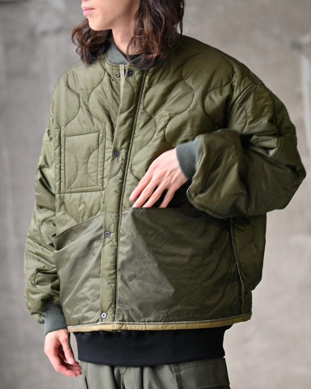 N.HOOLYWOOD TEST PRODUCT EXCHANGE SERVICE / QUILTED JACKET (9262-BL01-003)