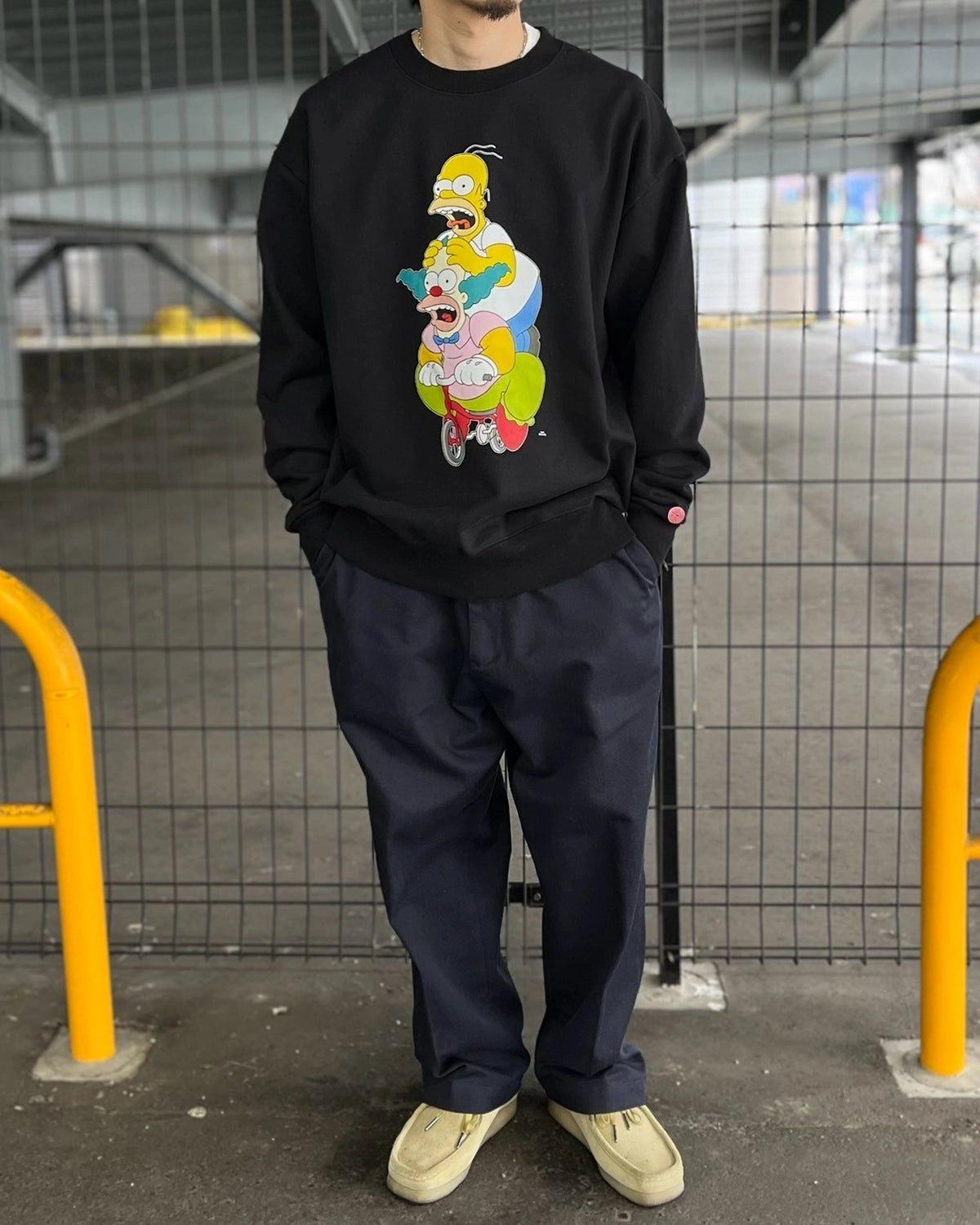 SEQUEL × THE SIMPSONS / CREW NECK SWEAT (SQ-24AW-TSCS-01)