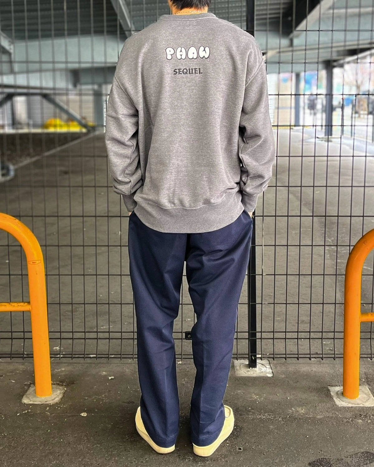 SEQUEL / T/C裏毛 CREW NECK SWEAT (SQ-25SS-CS-01)