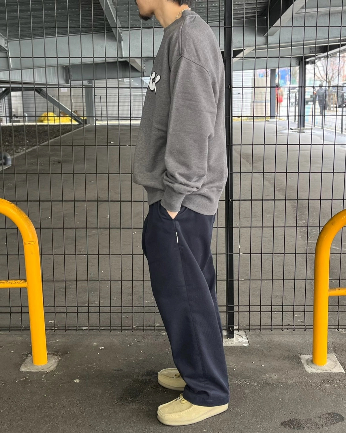 SEQUEL / T/C裏毛 CREW NECK SWEAT (SQ-25SS-CS-01)