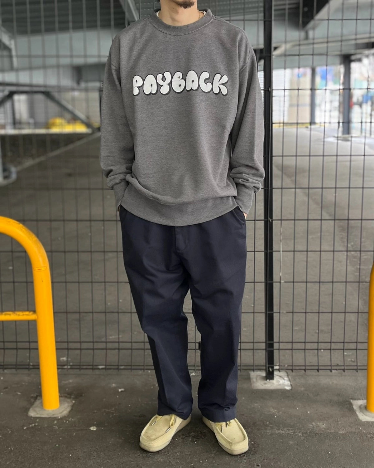 SEQUEL / T/C裏毛 CREW NECK SWEAT (SQ-25SS-CS-01)
