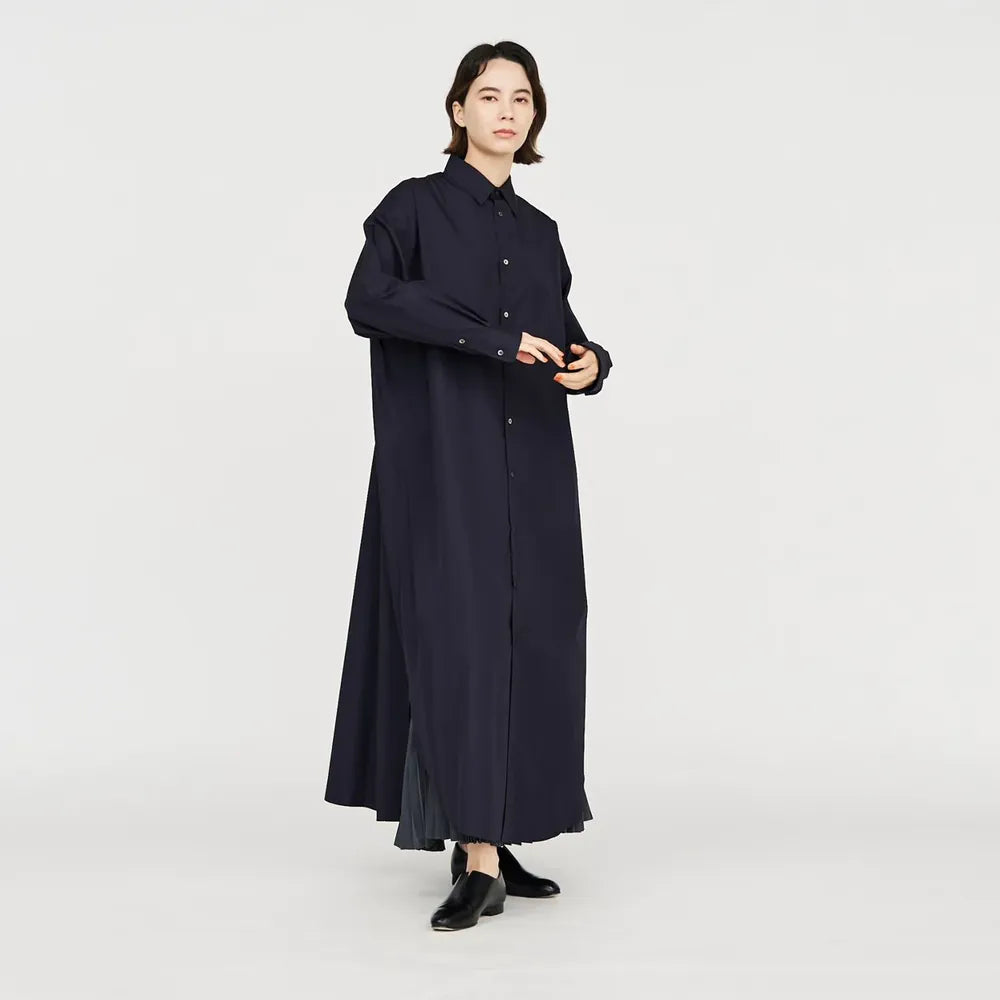 Graphpaper / Broad Regular Collar Oversized Shirt Dress (24SS)