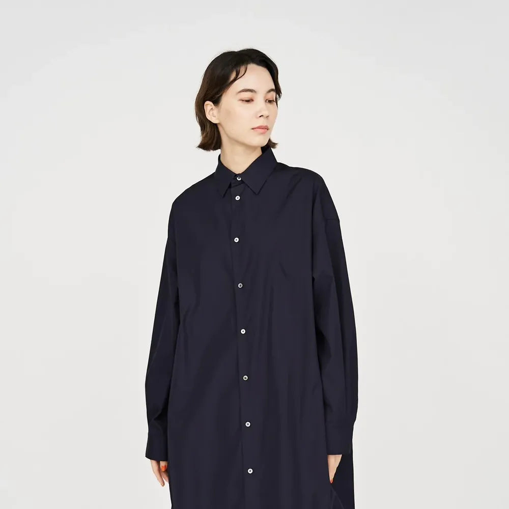 Graphpaper / Broad Regular Collar Oversized Shirt Dress (24SS)