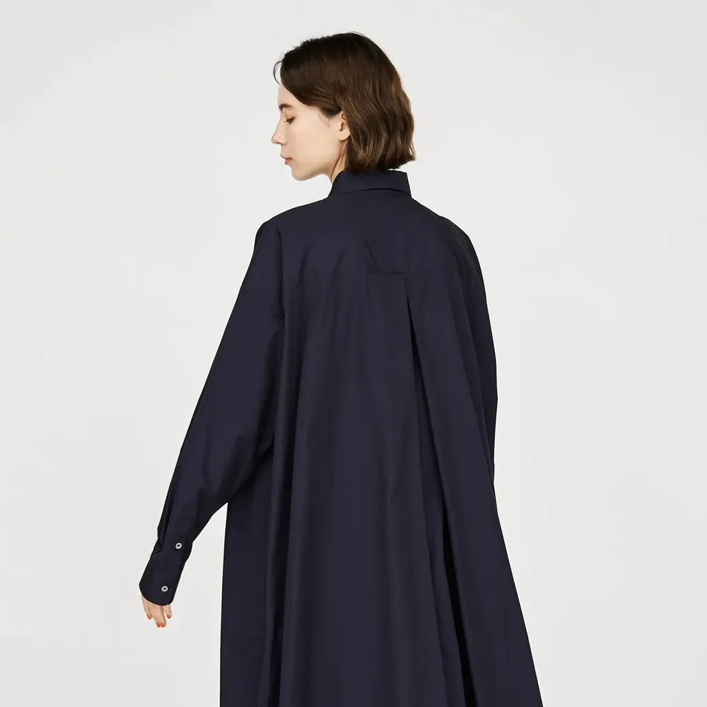 Graphpaper / Broad Regular Collar Oversized Shirt Dress (24SS)