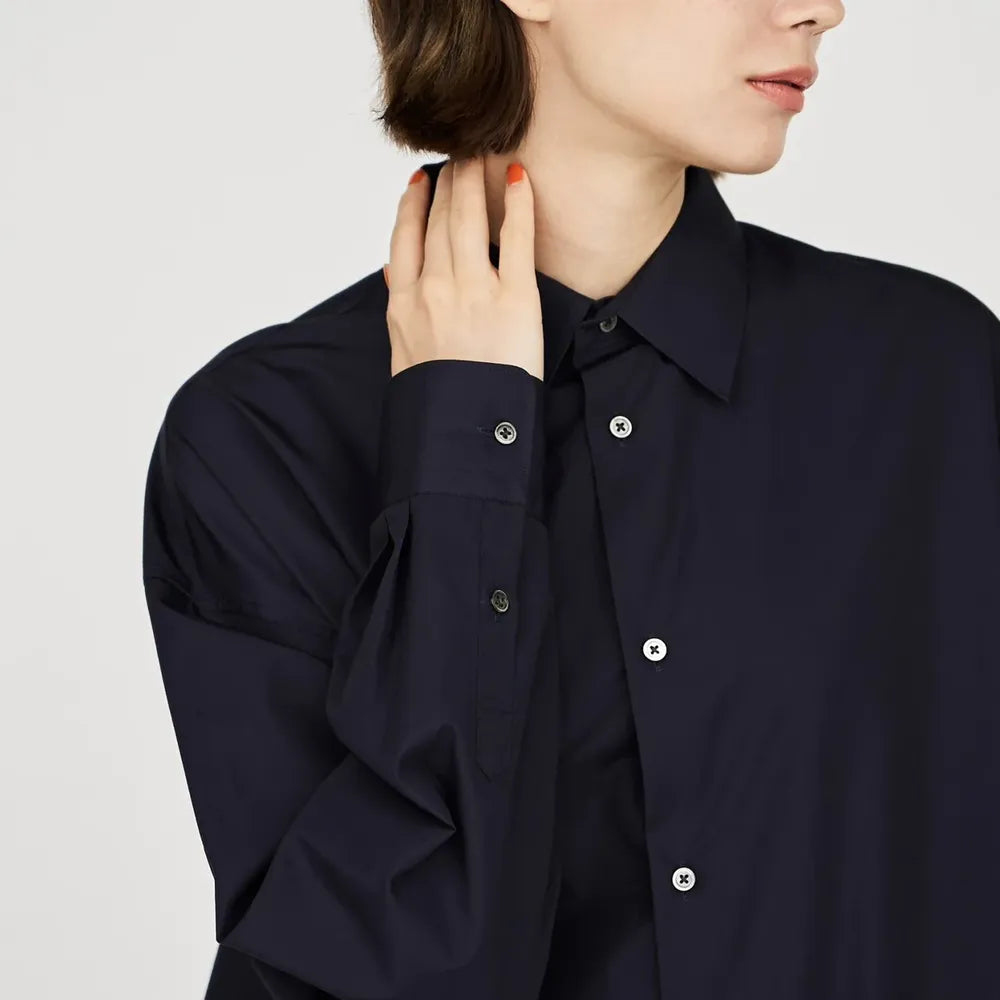 Graphpaper / Broad Regular Collar Oversized Shirt Dress (24SS)