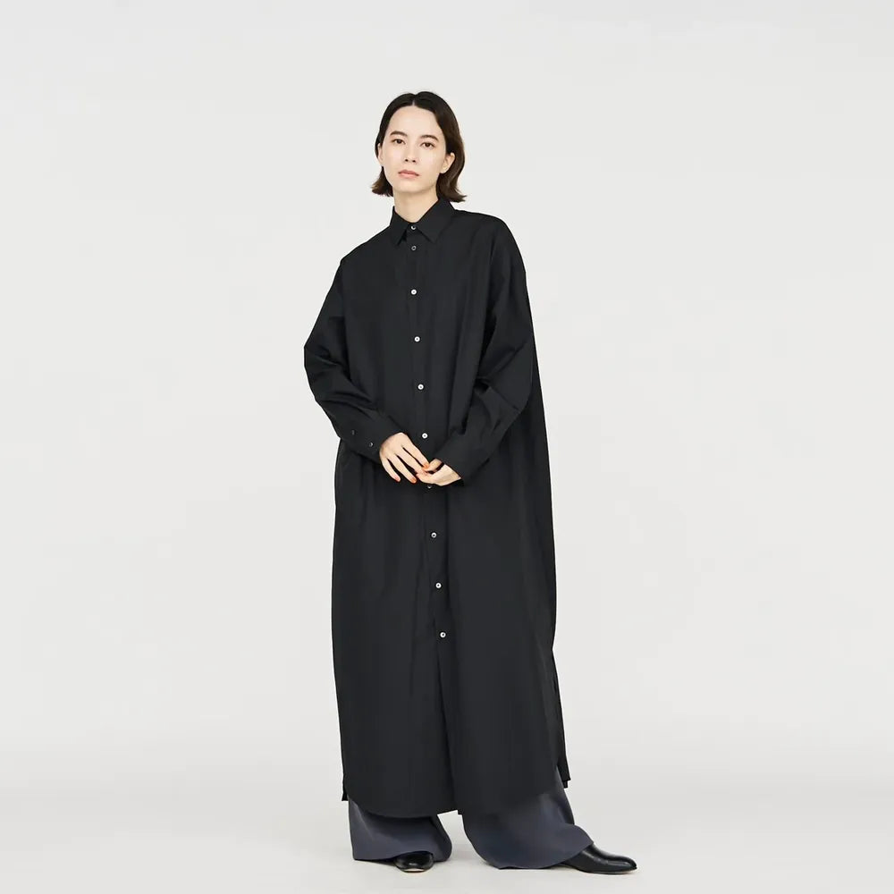 Graphpaper / Broad Regular Collar Oversized Shirt Dress (24SS)