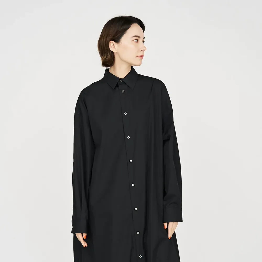 Graphpaper / Broad Regular Collar Oversized Shirt Dress (24SS)