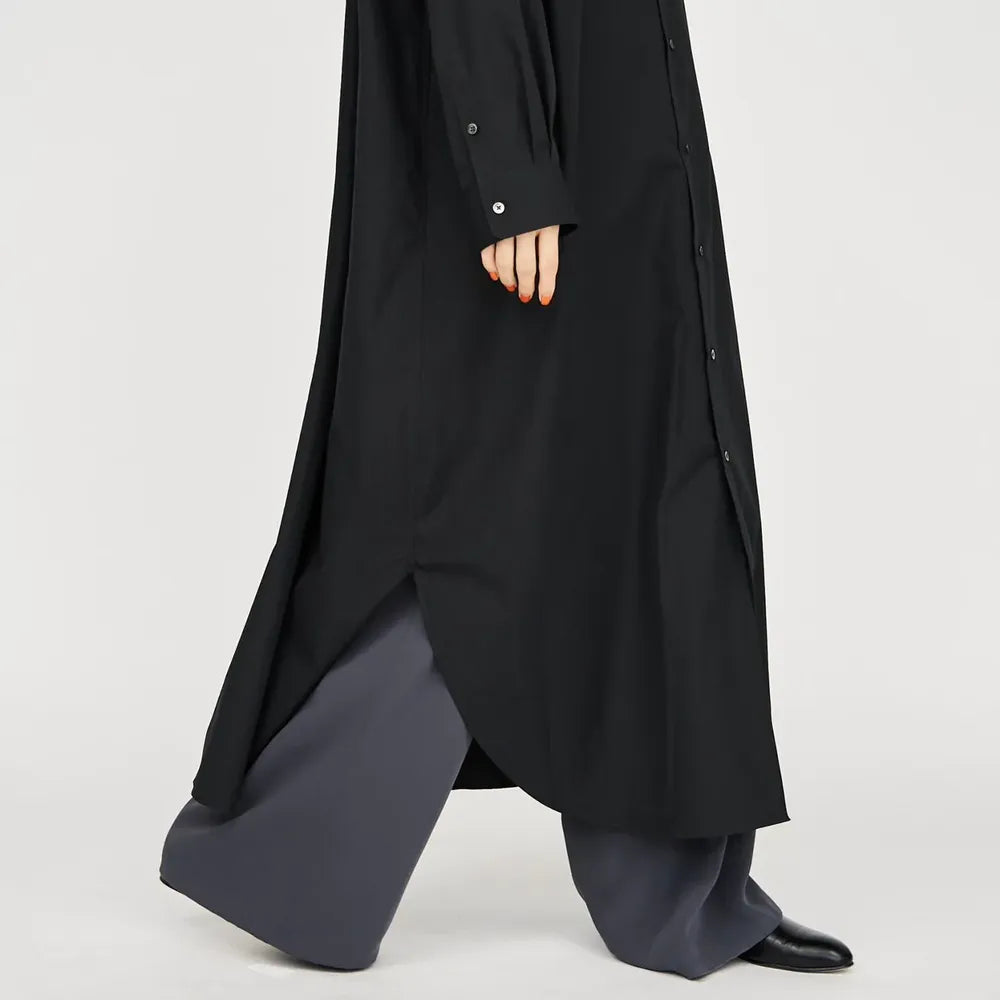 Graphpaper / Broad Regular Collar Oversized Shirt Dress (24SS)