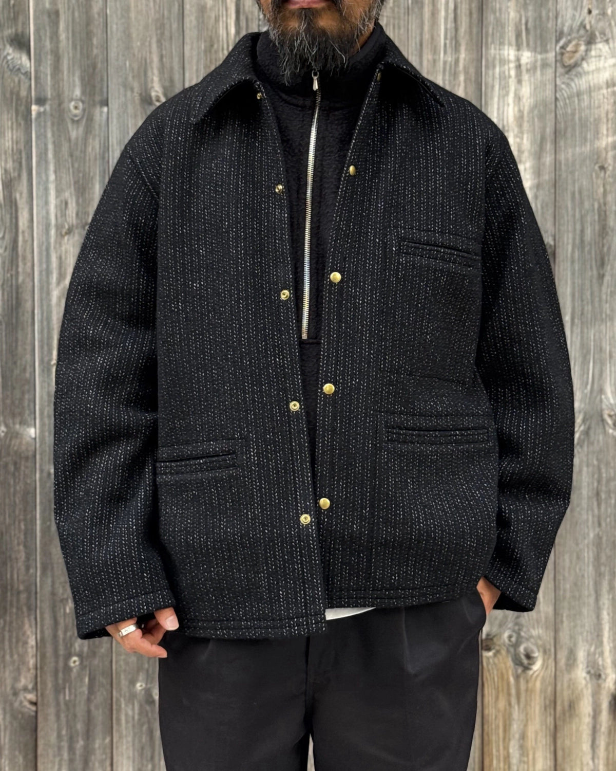 A.PRESSE / Cashmere Beach Cloth Jacket (26AAP-01-11)