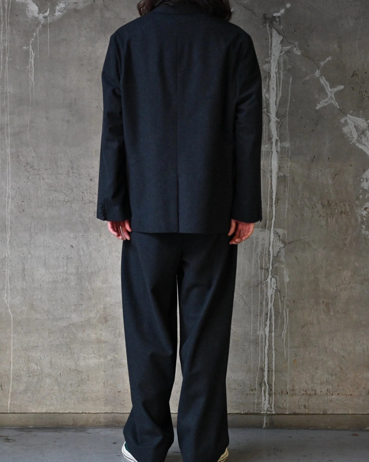 A.PRESSE / Wool Flannel Wide Trousers (26AAP-04-03)